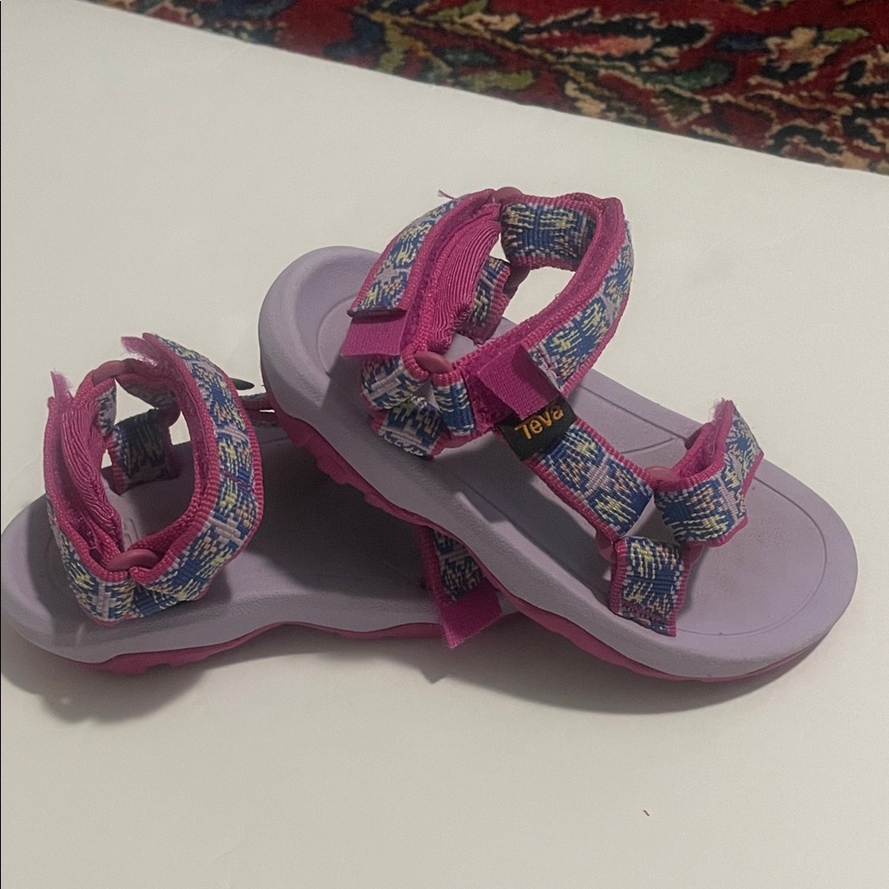 Teva Kids' Pink and Purple Sandals
